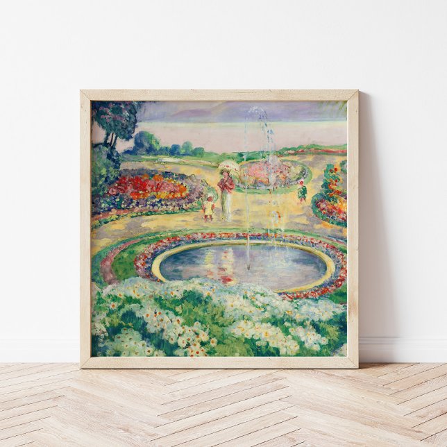 Le Jardin Fleuri | Henri Lebasque Poster (Von Creator hochgeladen)