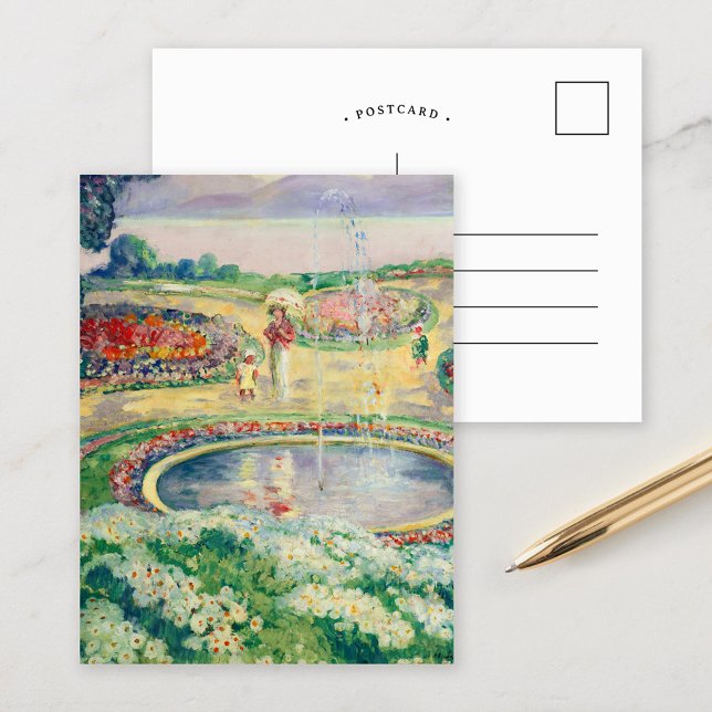Le Jardin Fleuri | Henri Lebasque Postkarte (Von Creator hochgeladen)