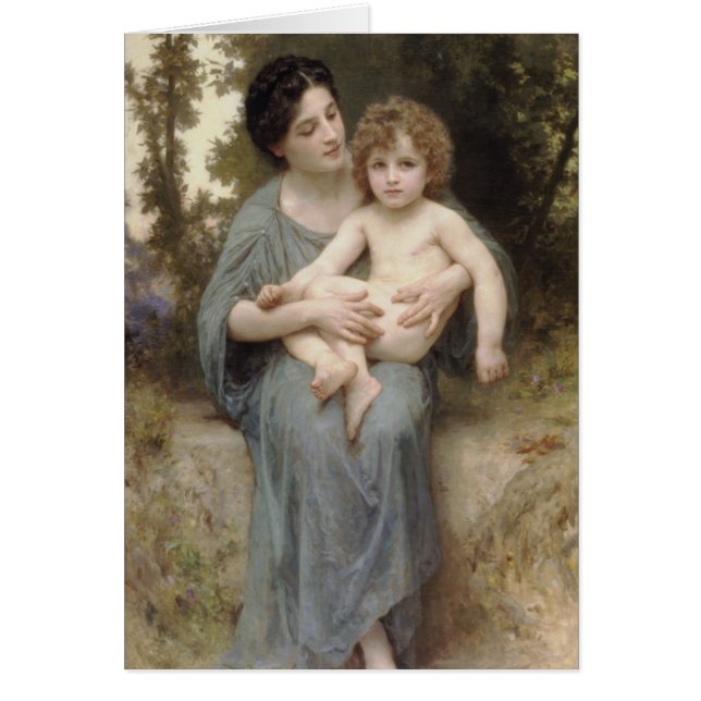 Le Jeune Frère (kleiner Bruder) Bouguereau (Vorne)