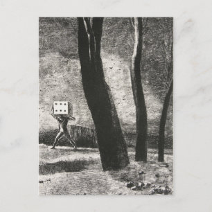 Le Joueur (The Player) von Odilon Redon Postkarte
