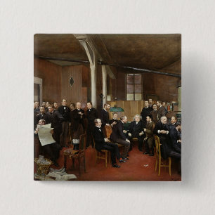 Le Journal des Debats, 1889 Button
