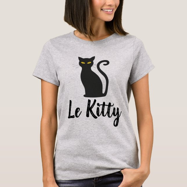 LE KITTY, FRANZÖSISCHE CAT-T - Shirt (Vorderseite)