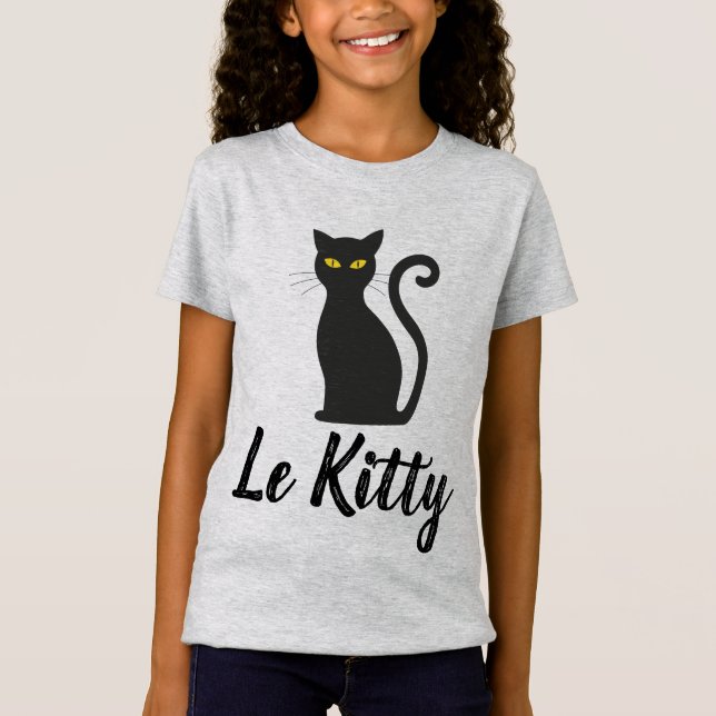 LE KITTY, FRENCH CAT T-Shirts (Vorderseite)
