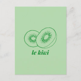 le kiwi postkarte
