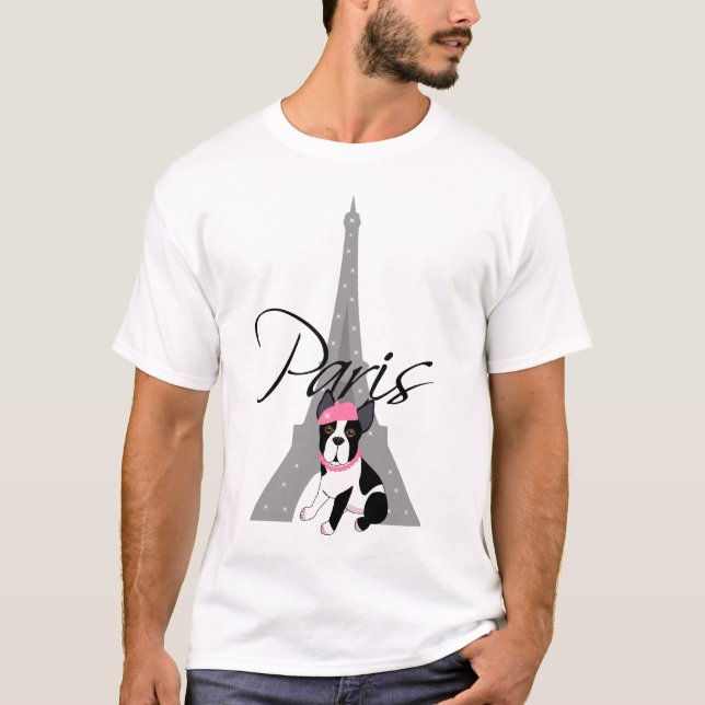 Le kleines Chien à Paris T-Shirt (Vorderseite)