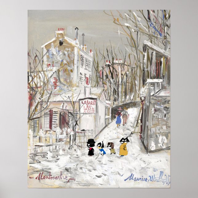 Le Lapin Agile es Ses Habitues Poster (Vorne)