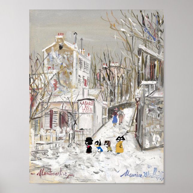 Le Lapin Agile es Ses Habitues Poster (Vorne)