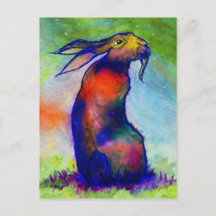 - Le Lièvre Sauvage- Postkarte