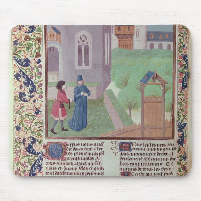 "Le Livre des Prouffitz Champestres" vorbei Mousepad (Vorne)