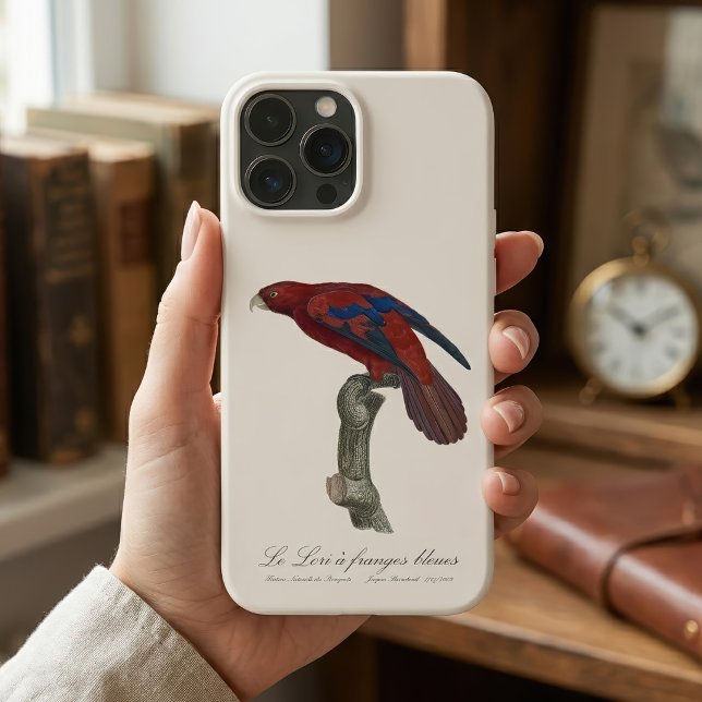 Le Lori a franges bleues Case-Mate iPhone Hülle (Long-Tailed Red Lory, Trichoglossus borneus. iPhone Case)