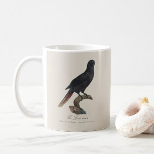 Le Lori noir / Black Lory Kaffeetasse