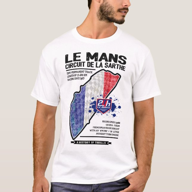 Le Mans Circuit - History Of Thrills T-Shirt (Vorderseite)