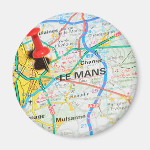 Le Mans, Frankreich Magnet