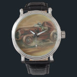 Le Mans Racecar von Ethan Harper Armbanduhr<br><div class="desc">Testen Sie Ihre Ausdauer mit diesem Gemälde eines Rennwagens,  das am Le Mans Sportrennen teilnimmt. Ein Original von Ethan Harper,  das Sie praktisch spüren können,  wie der Wind Ihre Kleider beim Rennen begleitet. Fans von Auto-Rennen sollten heute eine Kopie kaufen!</div>