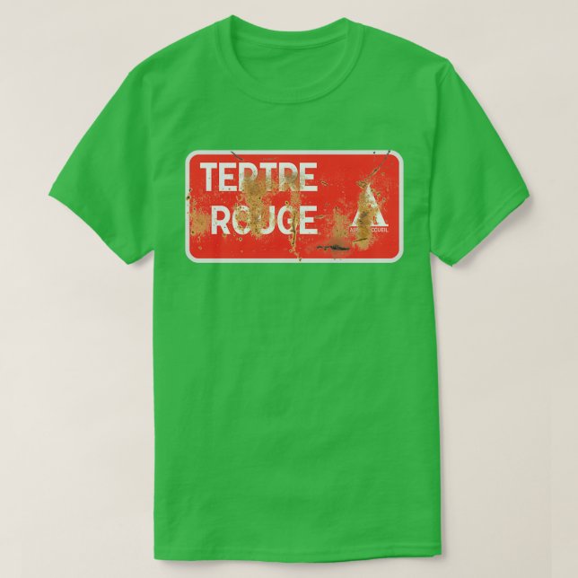 Le Mans Tertre Rouge Rusty Campingplatz T-Shirt (Design vorne)