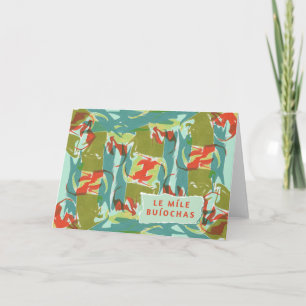 Le Míle Buíochas vielen Dank an Irish Gaelic Dankeskarte