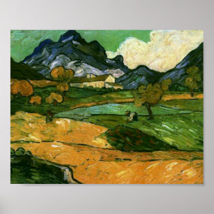 Le Mont Gaussier, Vincent van Gogh Poster