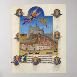 Le Mont-Saint-Michel - Die Messe des Heiligen Mich Poster