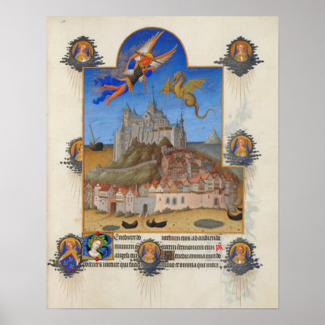 Le Mont-Saint-Michel - Die Messe des Heiligen Mich Poster (Vorne)
