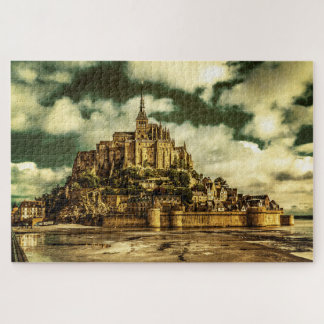Le Mont Saint Michel, Frankreich. Puzzle