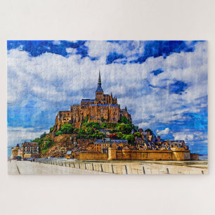 Le Mont Saint Michel Frankreich Puzzle