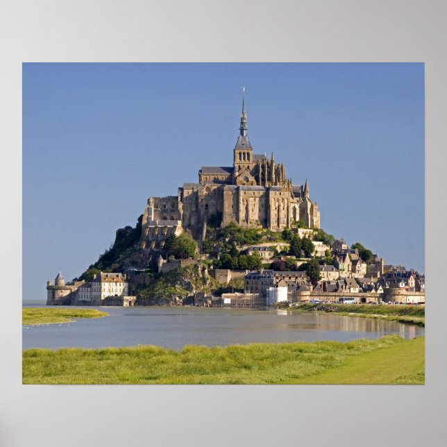Le Mont Saint Michel in der Region Poster (Vorne)