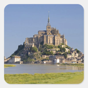 Le Mont Saint Michel in der Region Quadratischer Aufkleber