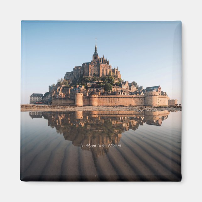 Le Mont-Saint-Michel in Normandie, Frankreich Magnet (Vorne)