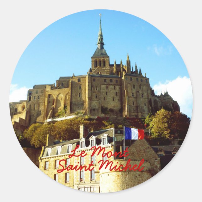 Le Mont Saint Michel Sticker (Vorderseite)