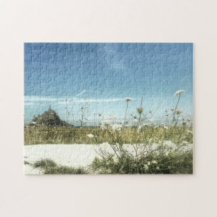 Le Mont Saint Michel View Normandy Frankreich Puzzle