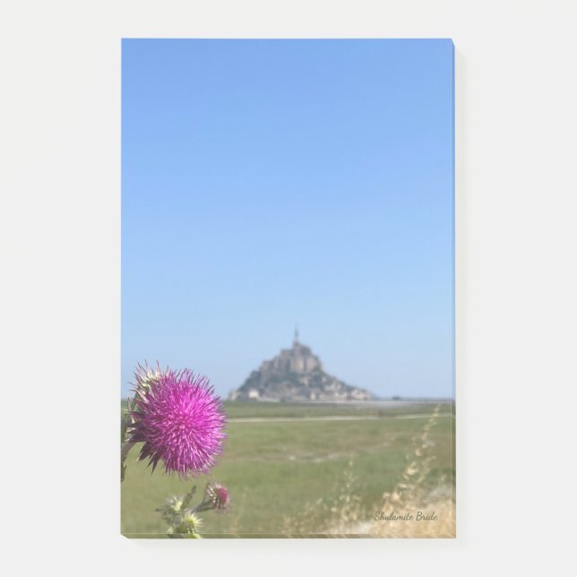 Le Mont St. Michel, Frankreich Post-it Klebezettel (Vorderseite)