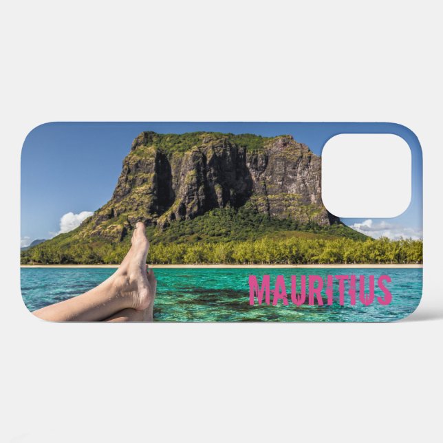 Le Morne Brabant Mauritius Blick vom Schiff auf Se Case-Mate iPhone Hülle (Rückseite (Horizontal))