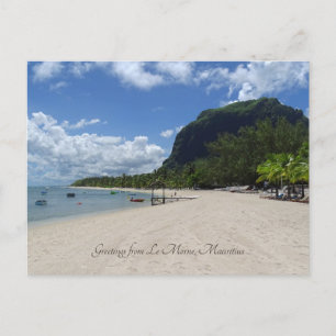 Le Morne, Mauritius Postkarte