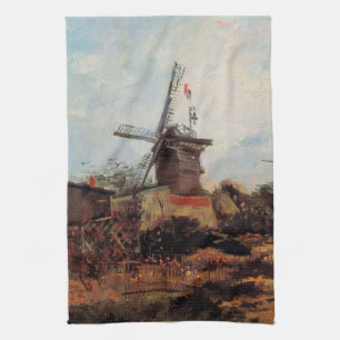 Le Moulin de Blute Fin von Vincent van Gogh Geschirrtuch