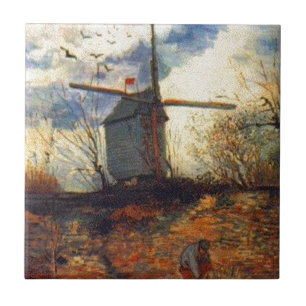 Le Moulin de la Galette Van Gogh Fliese