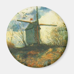 Le Moulin de la Galette Van Gogh Magnet
