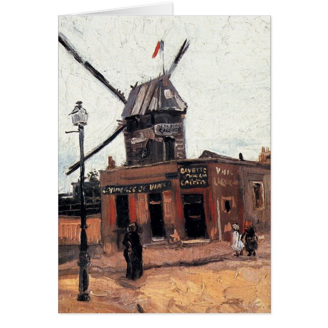 Le Moulin de la Galette von Vincent van Gogh (Vorne)
