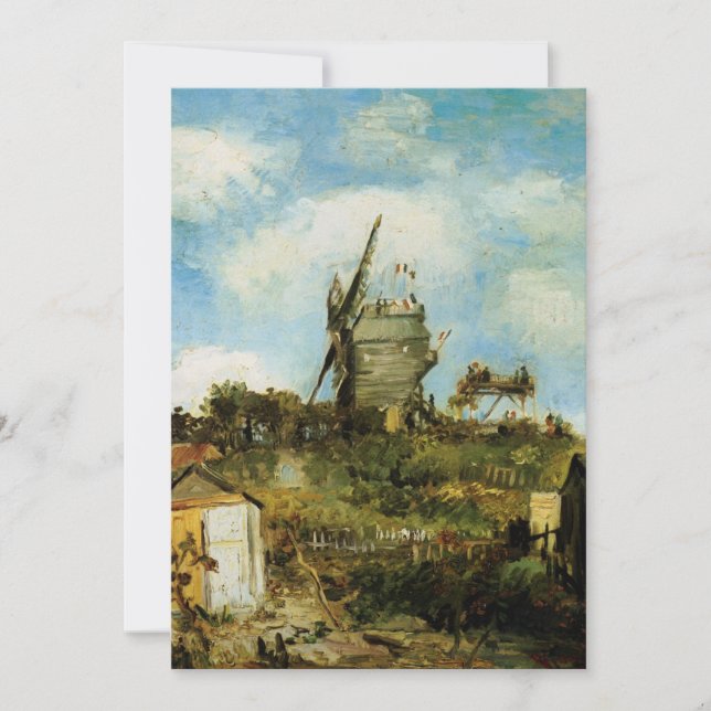 Le Moulin de la Galette von Vincent van Gogh (Vorderseite)