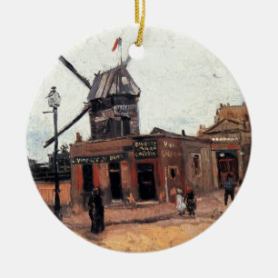 Le Moulin de la Galette von Vincent van Gogh Keramikornament