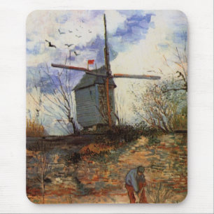 Le Moulin de la Galette von Vincent van Gogh Mousepad