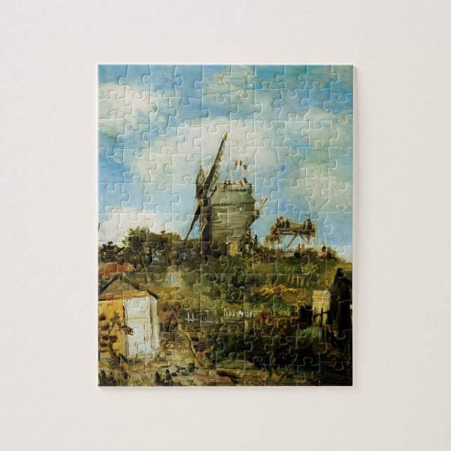 Le Moulin de la Galette von Vincent van Gogh Puzzle (Vertikal)