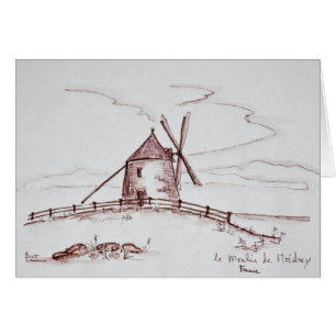 Le Moulin de Moidrey Windmühle Pontorson