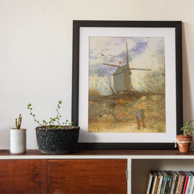 Le Moulin Galette von Vincent van Gogh, Windmills Poster (Von Creator hochgeladen)