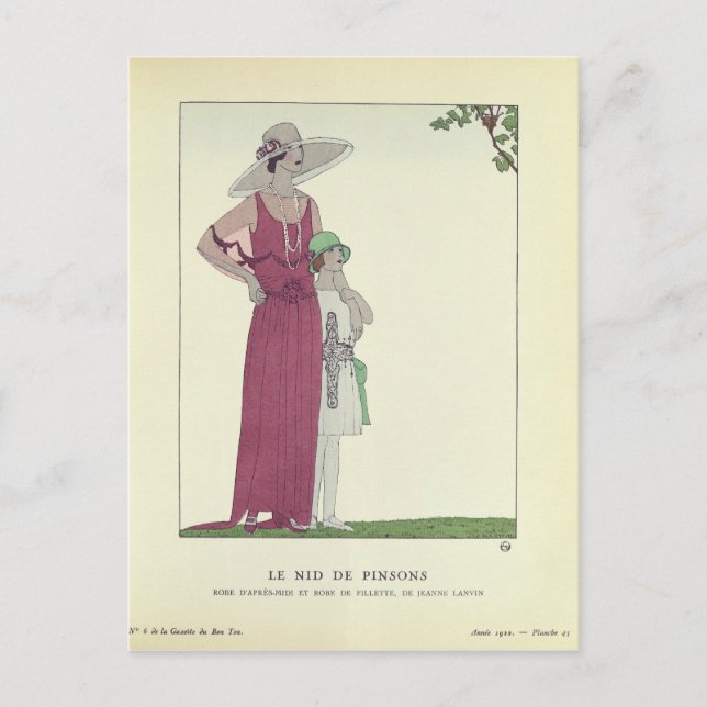 Le Nid de Pinsons Postkarte (Vorderseite)