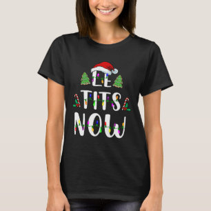 Le Now Weihnachten Lass es schneien Hässliche Spaß T-Shirt