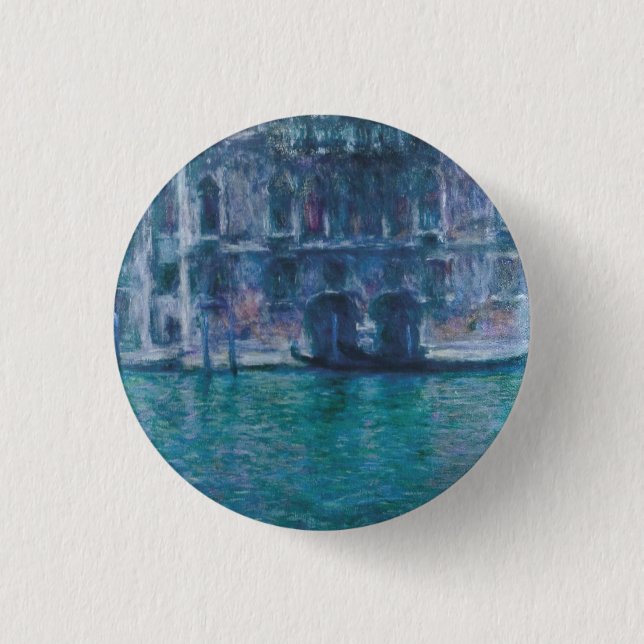 Le palais da Mula Claude Monet Button (Vorderseite)
