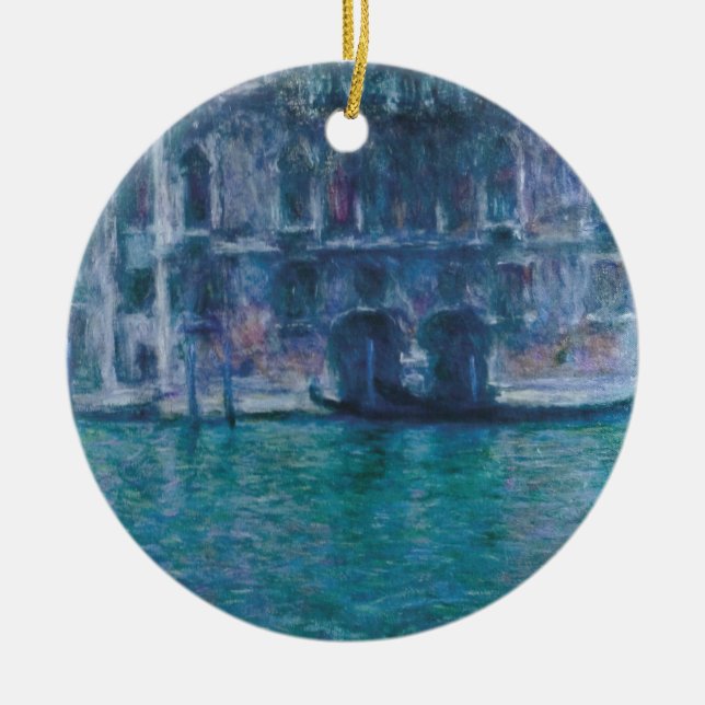 Le palais da Mula Claude Monet Flasche Keramik Ornament (Vorne)