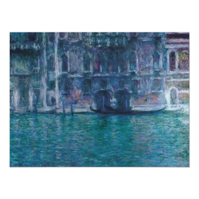 Le palais da Mula Claude Monet Poster (Vorderseite)