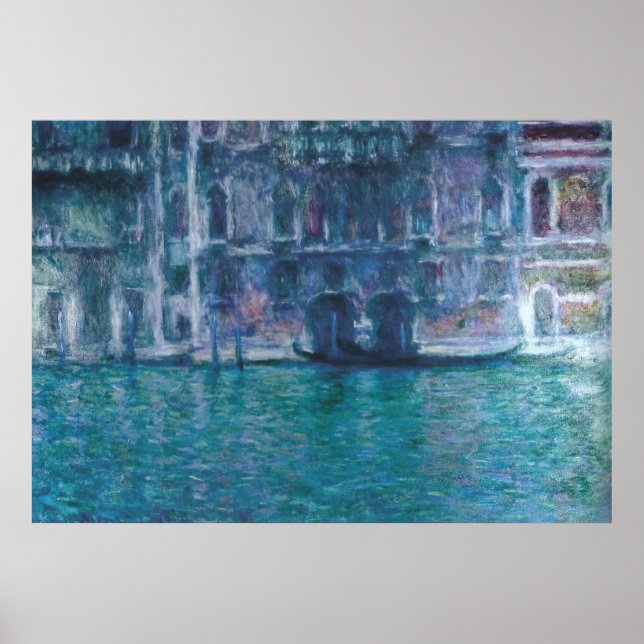 Le palais da Mula Claude Monet Poster (Vorne)