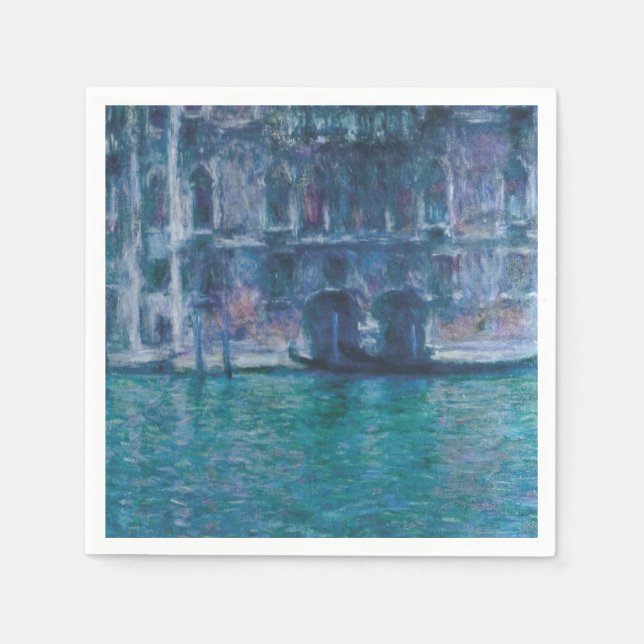 Le palais da Mula Claude Monet Serviette (Vorderseite)